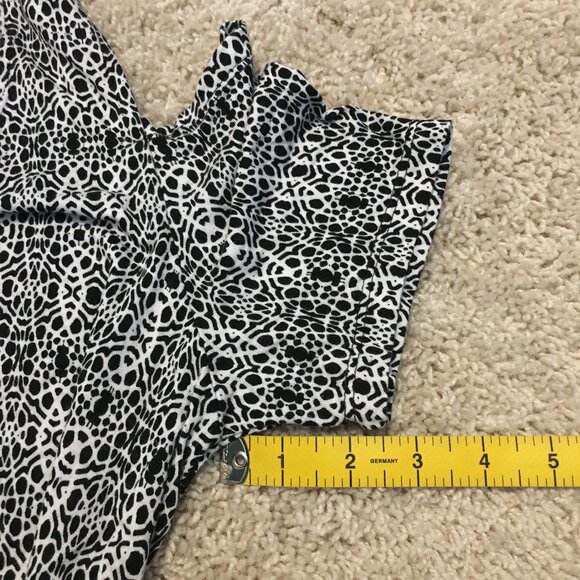 Jones New York Off the Shoulder Coastal Handkerchief Hem Top - Picture 15 of 15